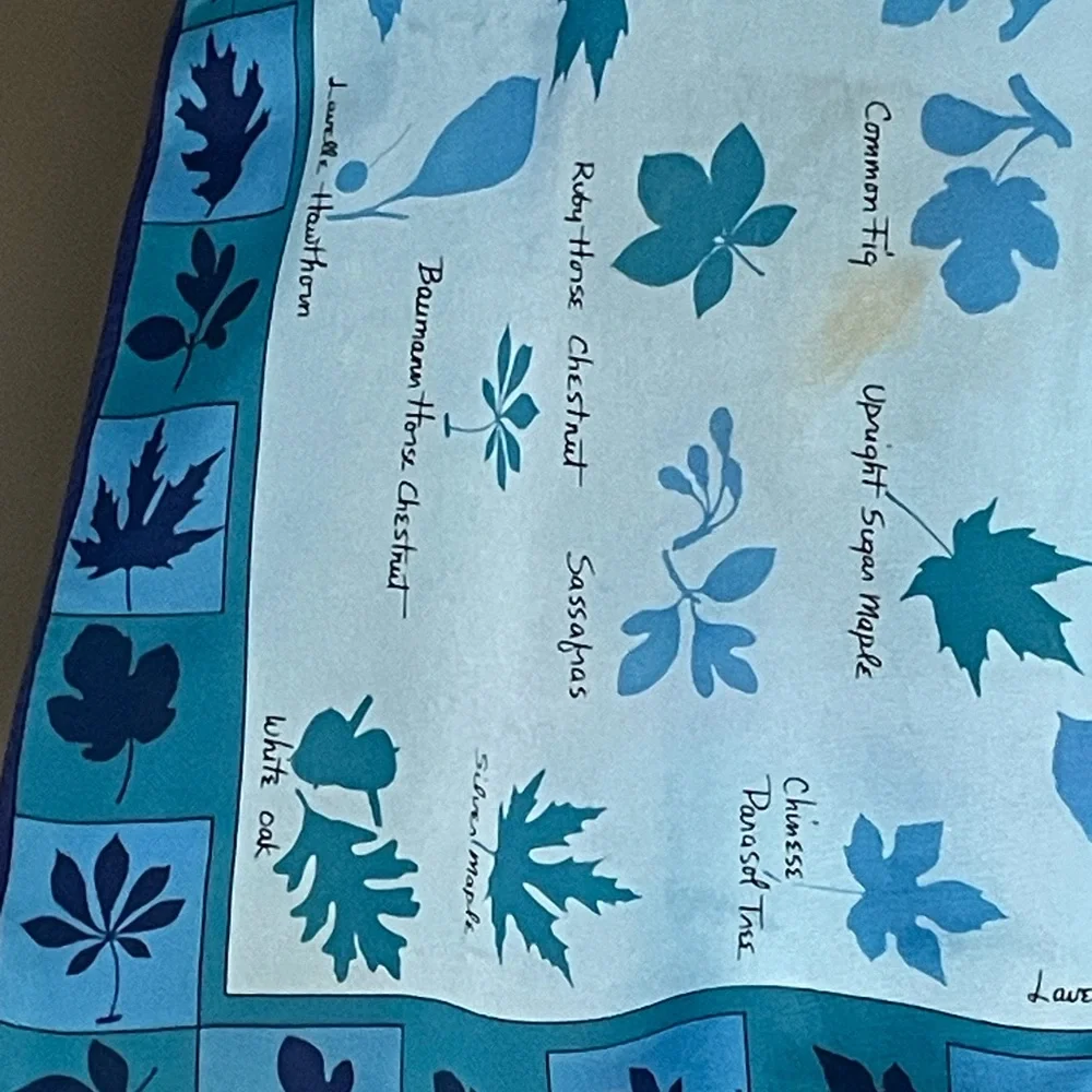 Vintage Vera Blues Scarf 22 In Sq Good Condition